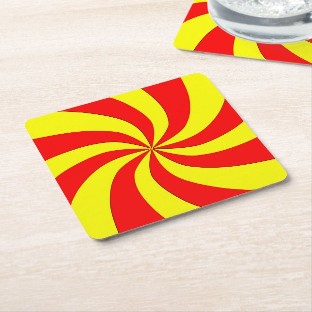 1960's GROOVY Pinwheel Coaster (Angled)