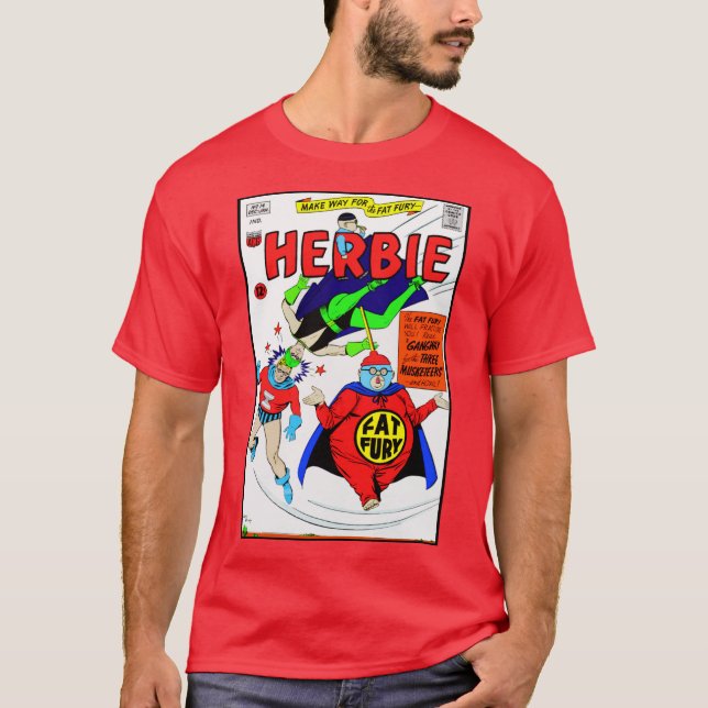 1960's 'HERBIE' Funny Comics T-Shirt (Front)