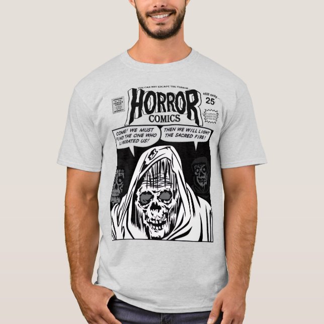 1960's Horror Comics Advert. T-Shirt (Front)