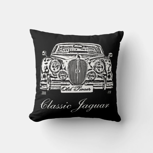 1960s Jaguar MK II Cushion (Front)