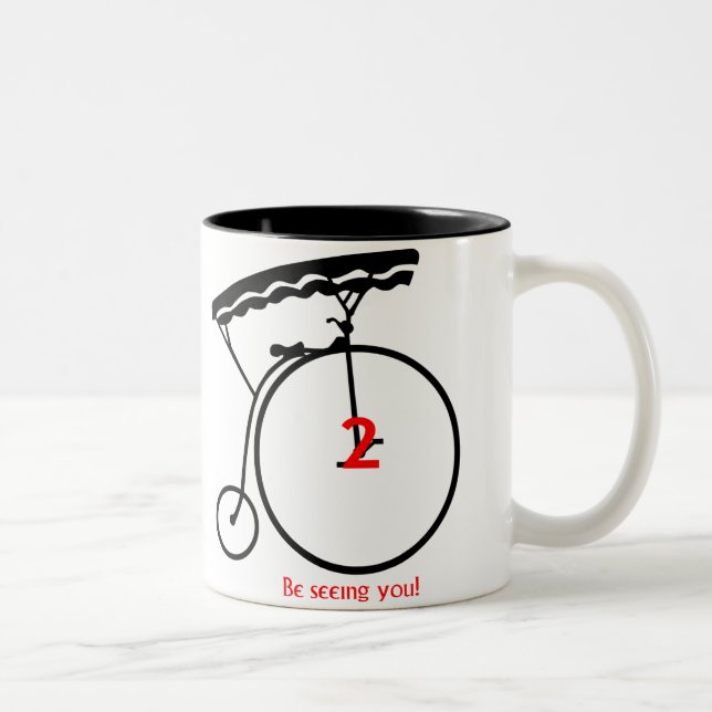 1960's The Prisoner- Number 2 "Be seeing you!" Mug (Right)