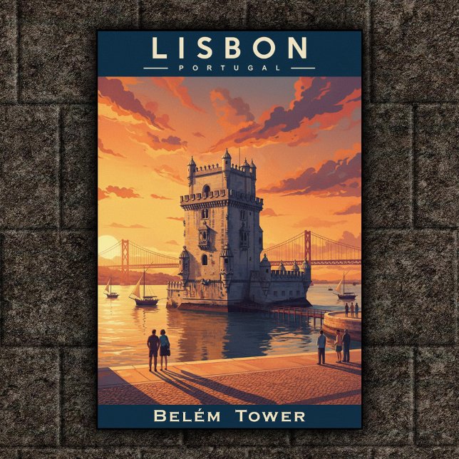 1960s Vintage Lisbon, Portugal Travel Poster (Creator Uploaded)