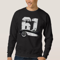 1961 Chevy Corvette Silhouette with Year T Shirt