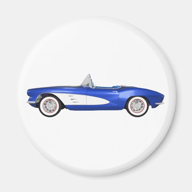 1961 Corvette C1: Blue Finish: Magnet (Front)