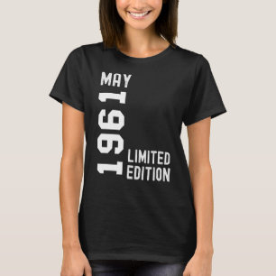 1961 May Happy Birthday Party T-Shirt