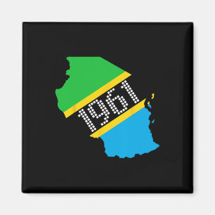 1961 Tanzania Flag Independence Day Magnet