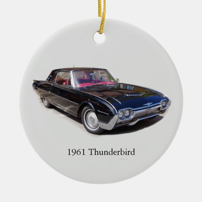 1961 Thunderbird ornament (Front)