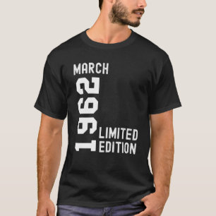 1962 March Happy Birthday Party T-Shirt