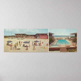 1962 Sea Vista Motel, Myrtle Beach, SC Poster