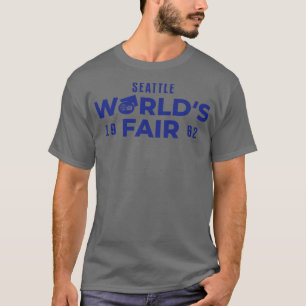 1962 Seattle Worlds Fair O Icon Blue T-Shirt