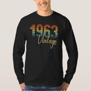 1963 All Original Parts B Day Vintage Retro Sunset T-Shirt