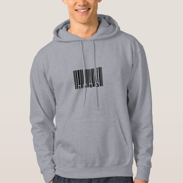 1963 barcode hoodie (Front)