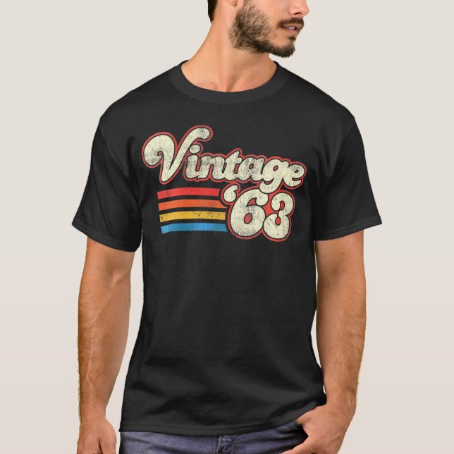1963 Birthday V-Neck          T-Shirt (Front)