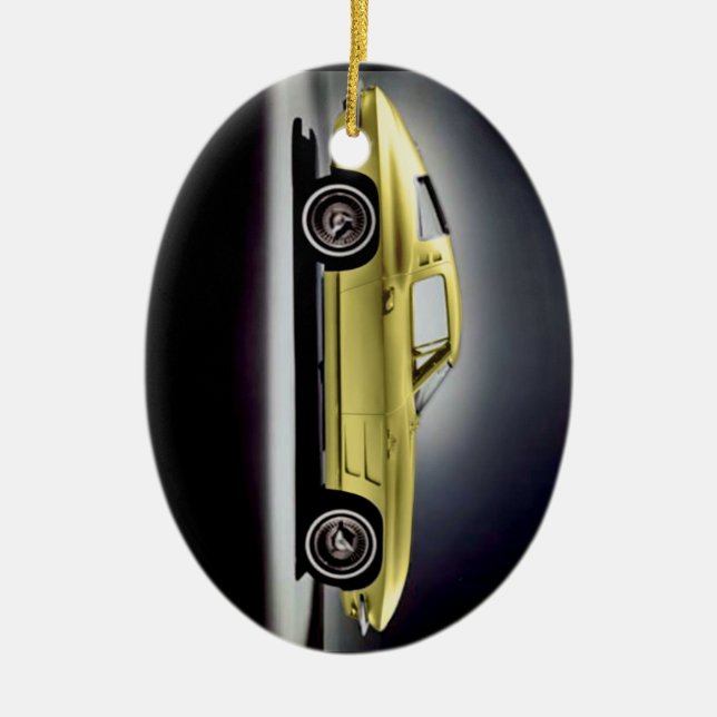 1963 Corvette Sting Ray Ceramic Tree Decoration (Front)