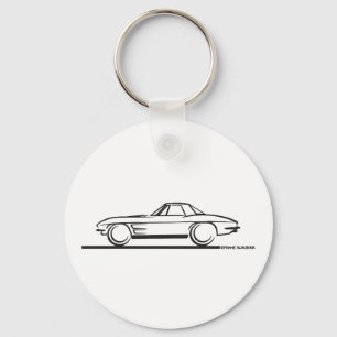 1963 Corvette Stingray Hardtop Key Ring