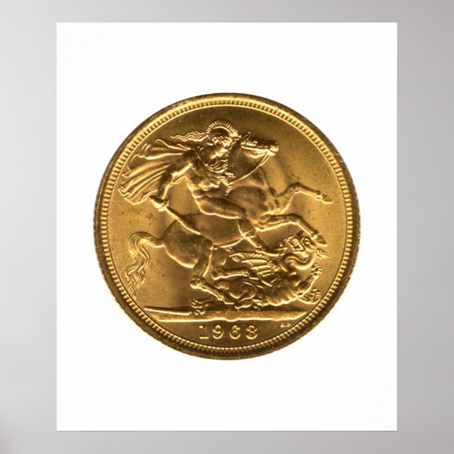1963 Gold Sovereign Poster (Front)