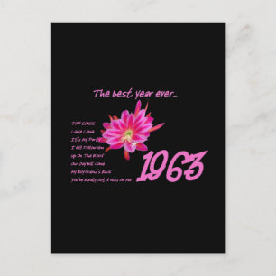 1963 OLDIES Anniversary Birthday Reunion Gift Postcard