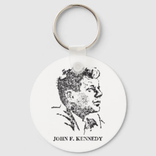 1963 profile of John F. Kennedy Key Ring