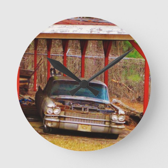 1963 Sadan Deville Round Clock (Front)