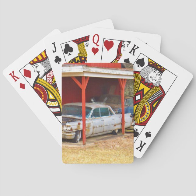 1963 Silver Sadan deville Playing Cards (Back)