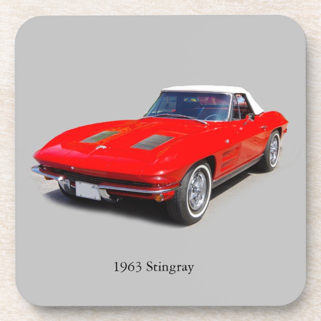 1963 Stingray set of 6 coasters (Front)