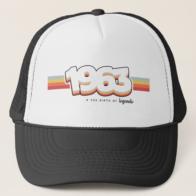 1963 The birth of legends Trucker Hat (Front)