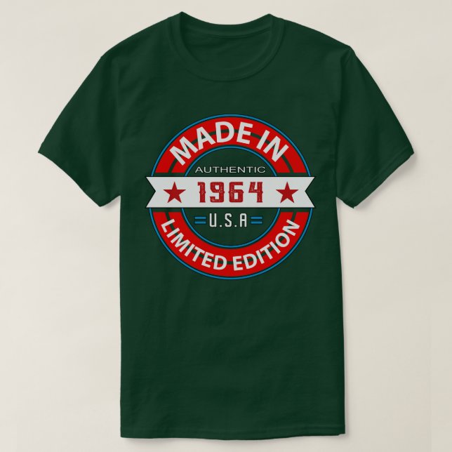 1964 59 Year T-Shirt (Design Front)