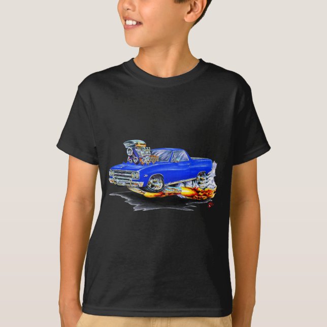 1964-65 El Camino Blue Truck T-Shirt (Front)