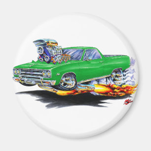 1964-65 El Camino Green Truck Magnet