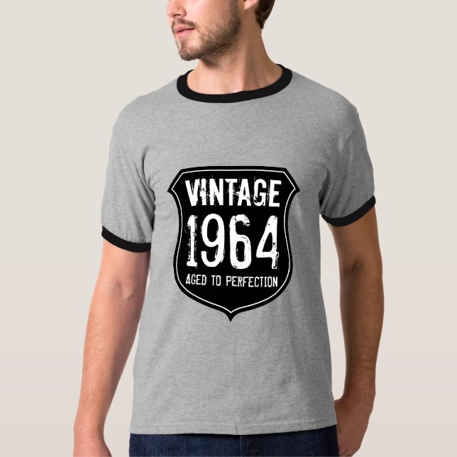 1964 Aged to perfection t shirt | 50th Birthday (Front)