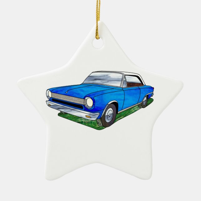 1964 AMC Rambler Ceramic Tree Decoration (Front)