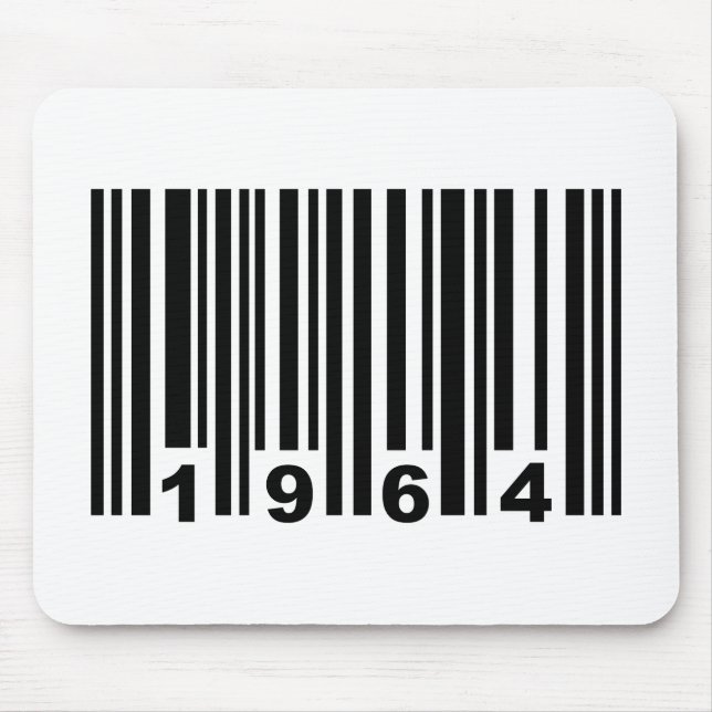 1964 barcode mouse pad (Front)