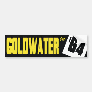 1964 Barry Goldwater Vintage Bumper Sticker