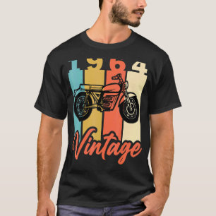 1964 Birth Year Vintage Retro Motorcycle Birthday T-Shirt