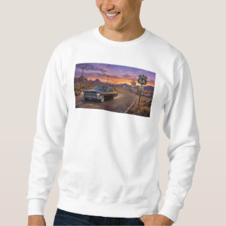 1964 Cadillac On Route 66 Sweatshirt