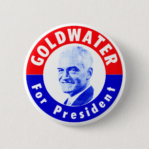 1964 Goldwater for President 6 Cm Round Badge
