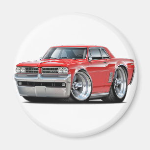 1964 GTO Red Car Magnet