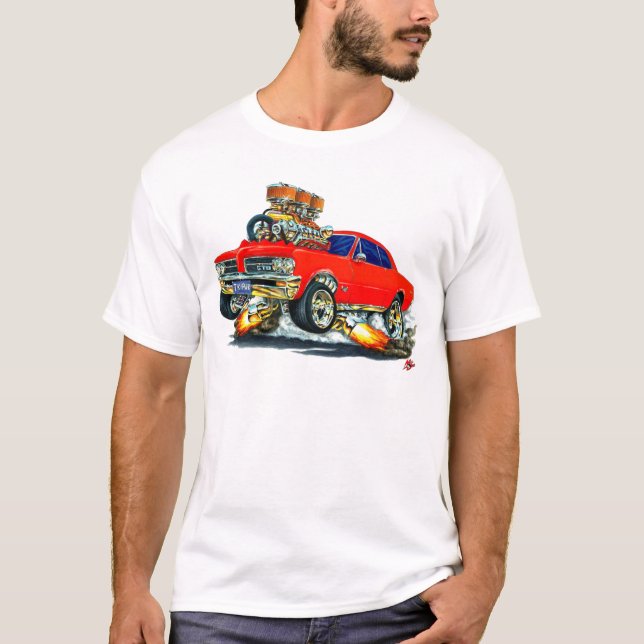 1964 GTO Red Car T-Shirt (Front)