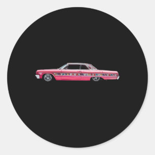1964 Gypsy Rose Impala Low Rider Kustom Lead Sled  Classic Round Sticker