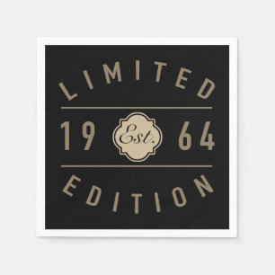 1964 Limited Edition 60th Birthday Napkin