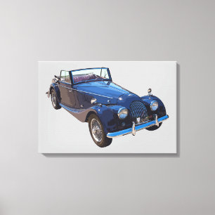 1964 Morgan Plus 4 Convertible Sports Car Canvas Print
