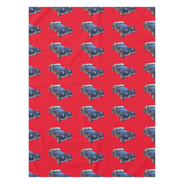 1964 Morgan Plus 4 Convertible Sports Car Tablecloth (Front)