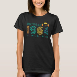 1964 October Cat Retro T-Shirt
