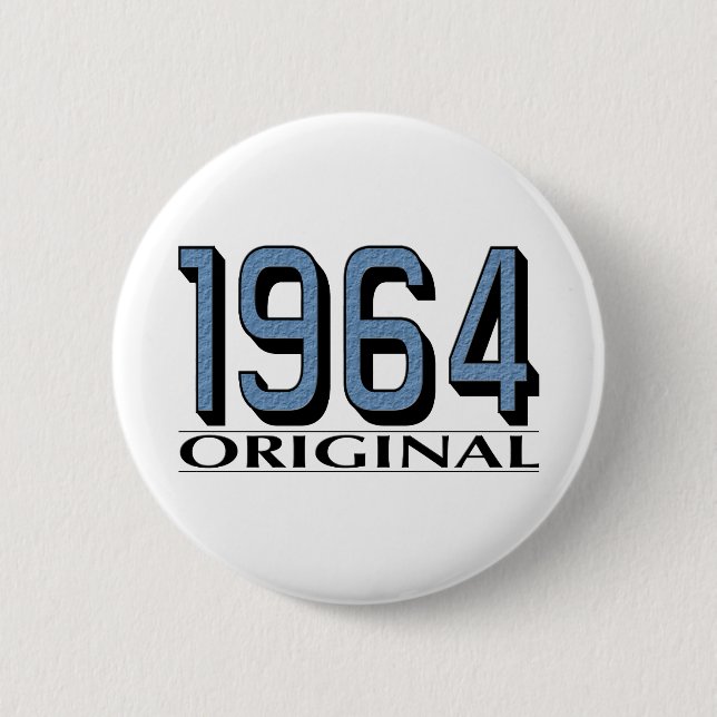 1964 Original 6 Cm Round Badge (Front)
