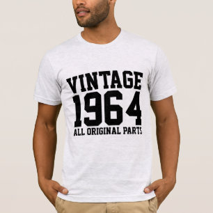 1964 VINTAGE BIRTHDAY T-shirts