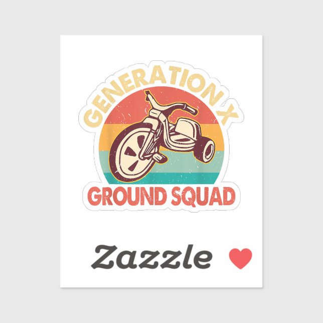 1965-1980 Generation Gen X Generation X Ground Squ (Sheet)