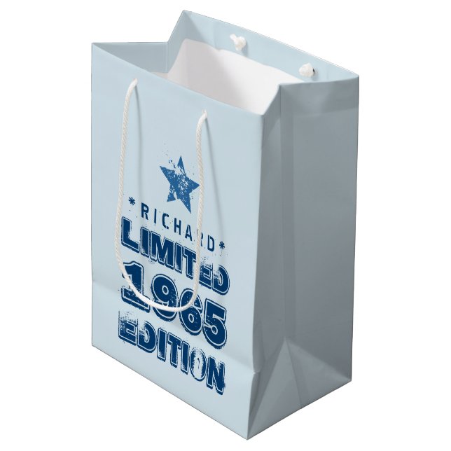 1965 50th Birthday Limited Edition Custom J50Z Medium Gift Bag (Front Angled)