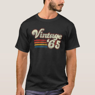 1965 58 Birthday Unisex Adults Black Small Classic T-Shirt