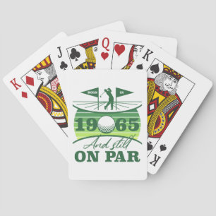 1965 60th Birthday Golf Humour Playing Cards