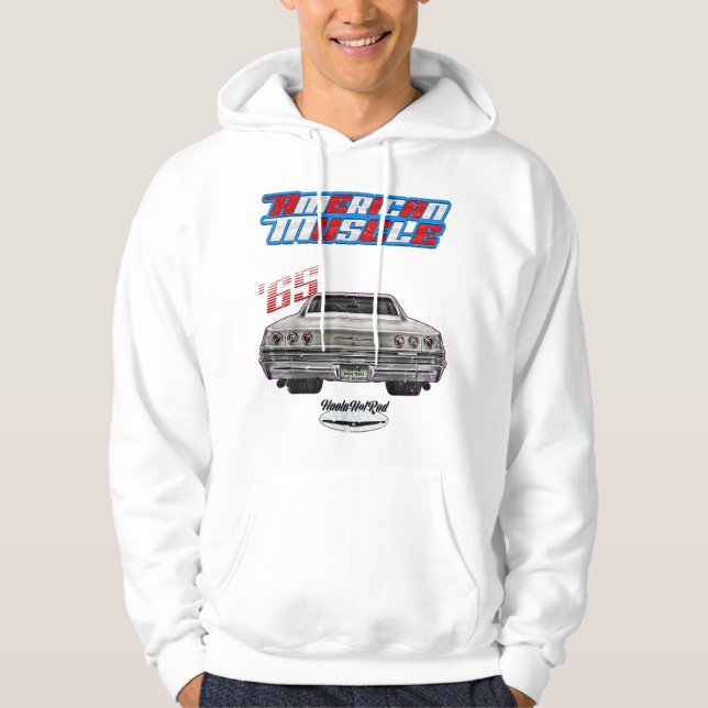 1965,65,HotRod,Impala,Biscayne,Del Ray, Hoodie (Front)